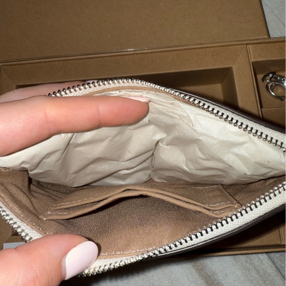 Coach Ivory Wristlet with Charms - Picture 3 of 5